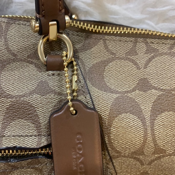 Coach Prairie Satchel In Signature Canvas - Picture 9 of 14